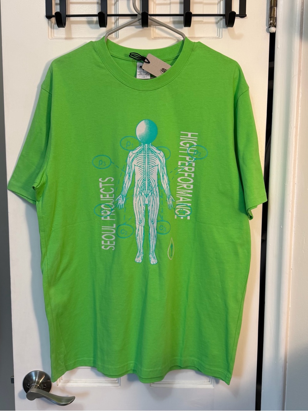 Seoul Projects Green High Performance Graphic Tee Men’s Large NWT
